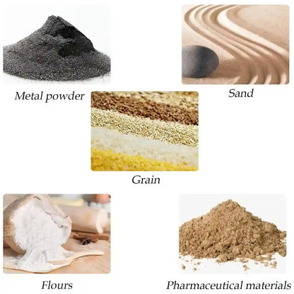 Commercial Automatic Electric Sifter Shaker Machine,Vibrating Flour Sifter with One 16in Diameter Sieve and Cover for Baking Powder Grain Particles Food Industrial