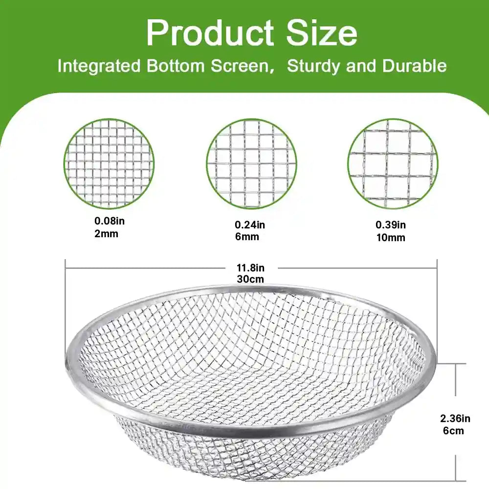 Garden Soil Sifter for Rocks Compost Sieve Garden Potting Lawn Soil Sieve Garden Sieve